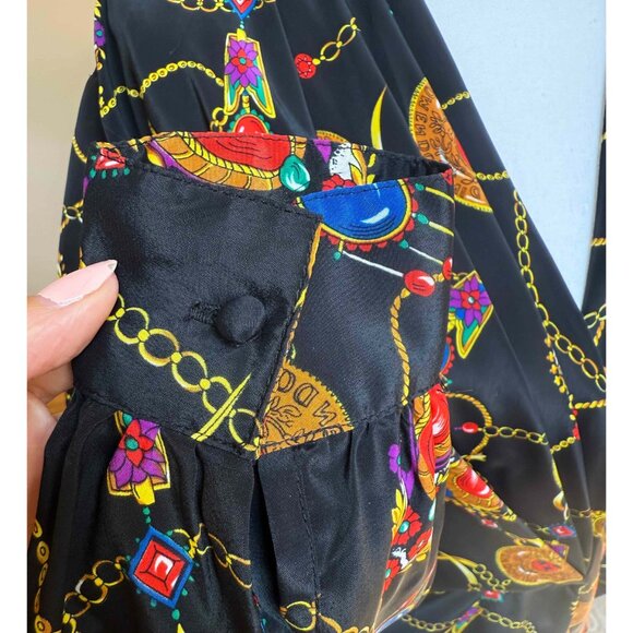 Vintage Marlis Silky Women's Shirt – 1980s-90s - Picture 10 of 13